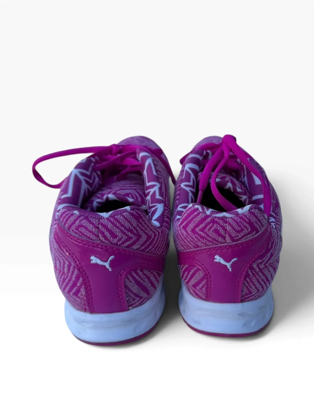 Puma Women’s Bright Magenta Patterned Athletic Sneakers
